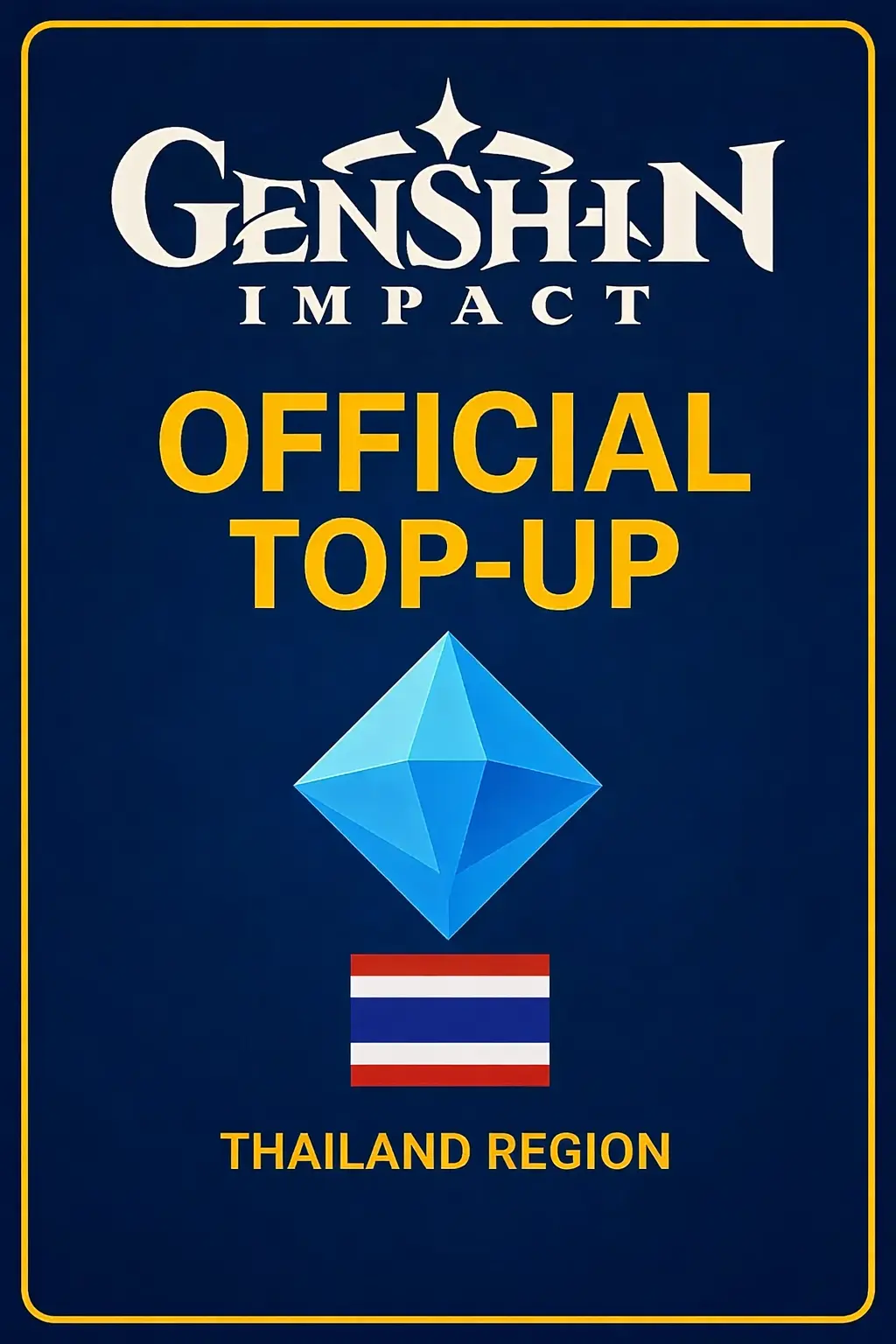 Genshin Impact Genesis Crystals Top-Up (Thailand)