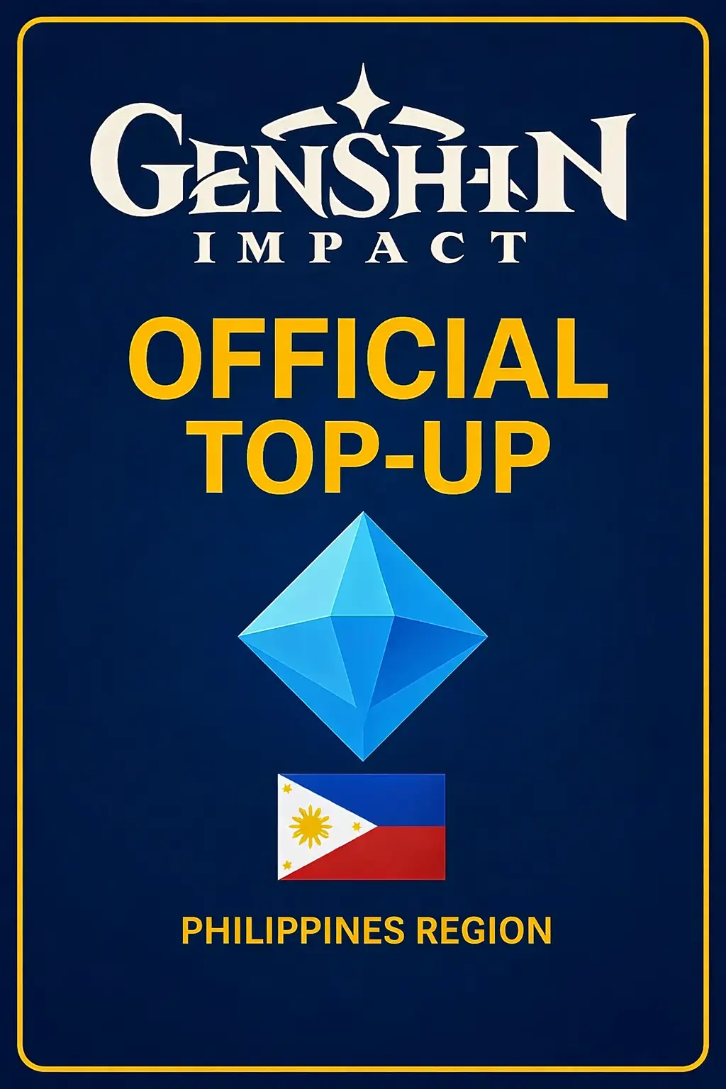 Genshin Impact Genesis Crystals Top-Up (Philippines)