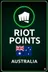 Картии هدیه Riot Points دکان استرالیا