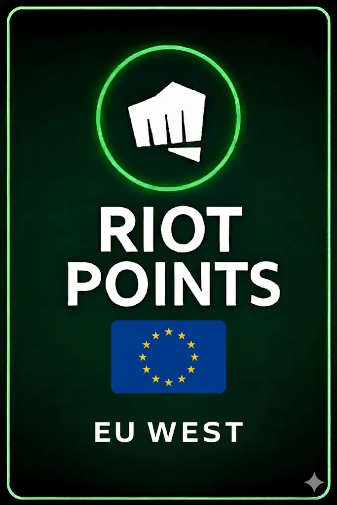 Comprar tarjeta de regalo de Riot Points tienda EU Oeste Comprar tarjeta de regalo de Riot Points tienda EU Oeste