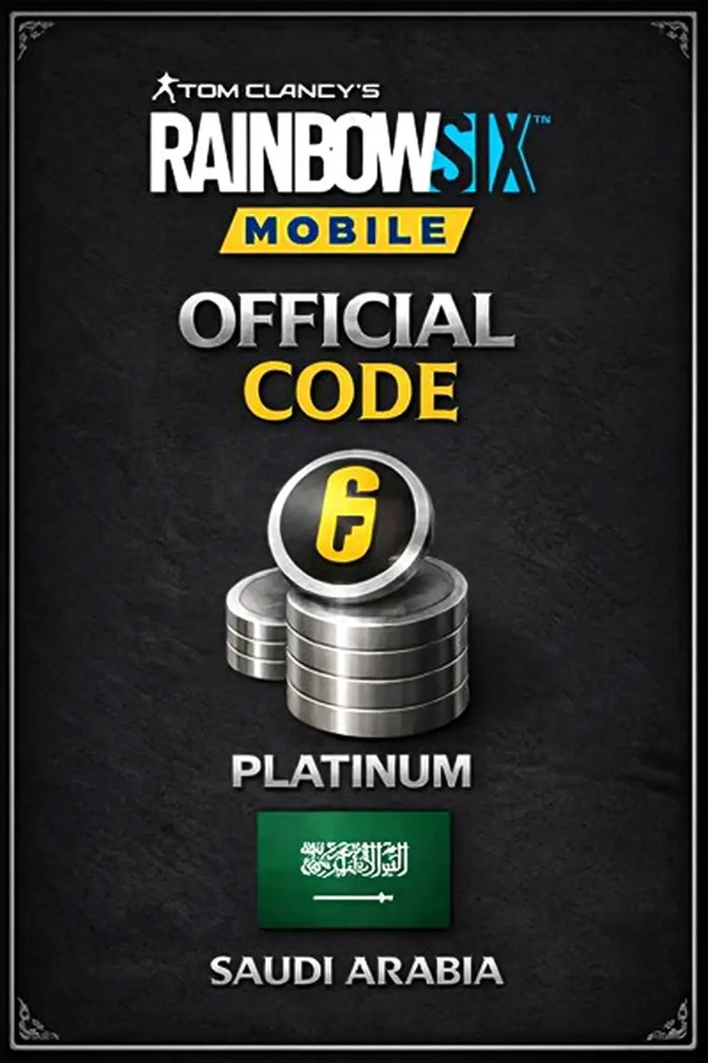 Rainbow Six Mobile Code (Saudi Arabia)