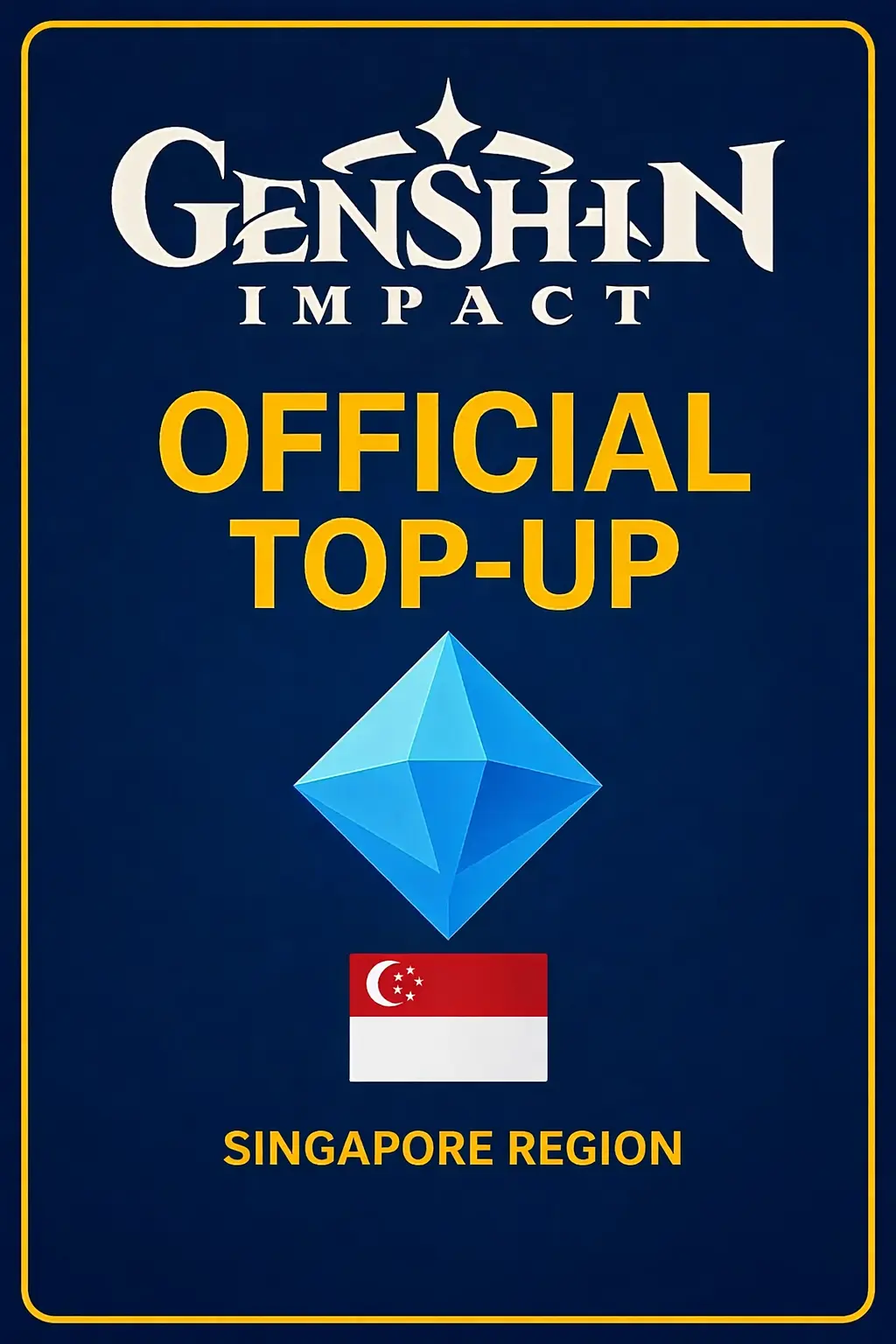 Genshin Impact Genesis Crystals Top-Up (Singapore)