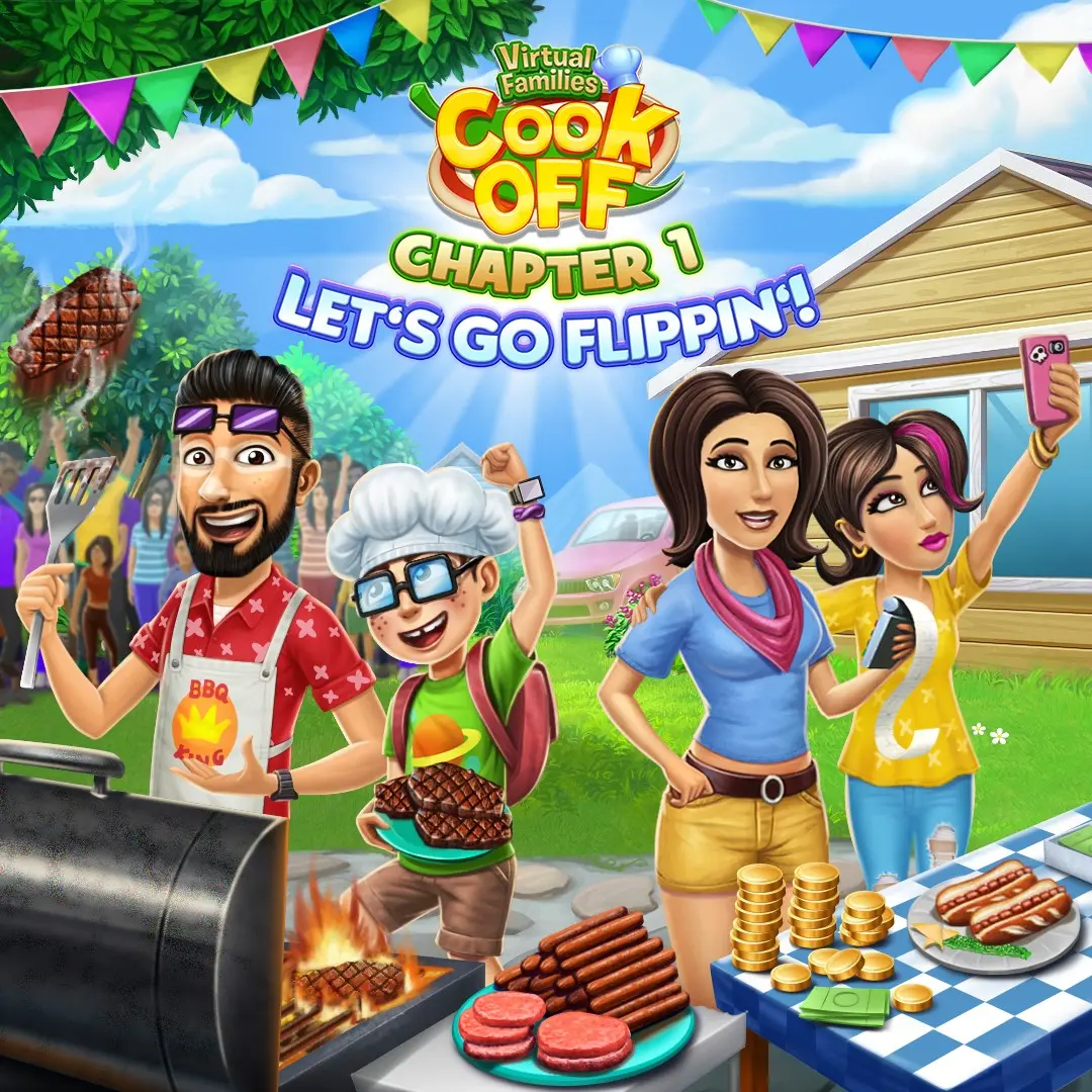Virtual Families Cook Off Chapter 1 Let's Go Flippin' (XBOX One