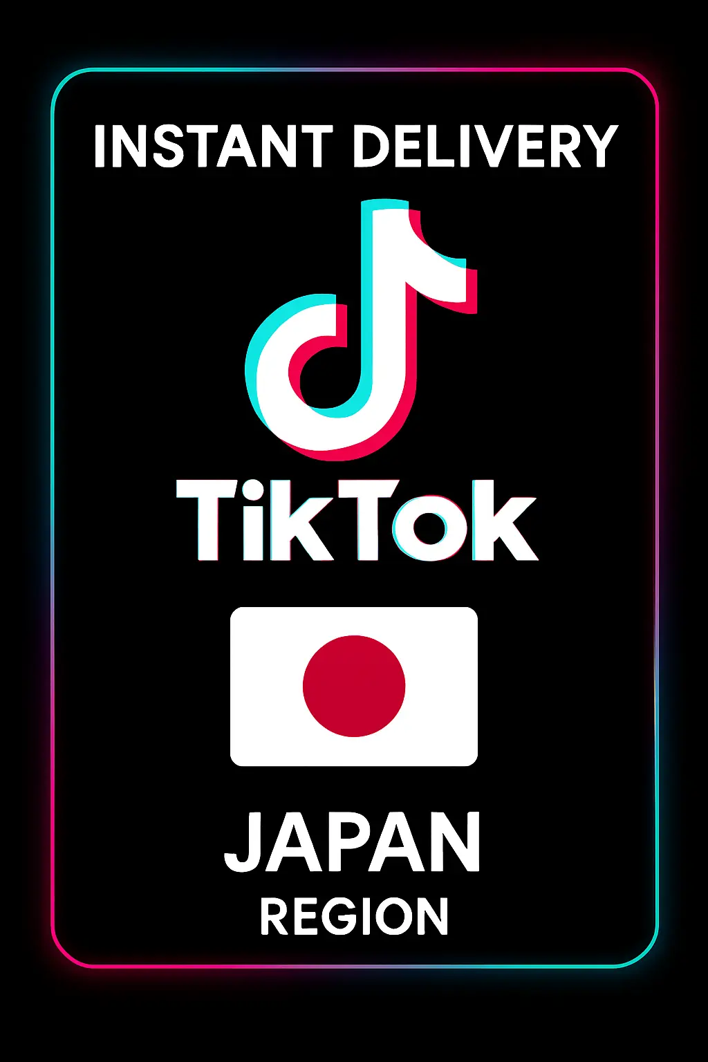 TikTok Coins Gift Card (Japan)