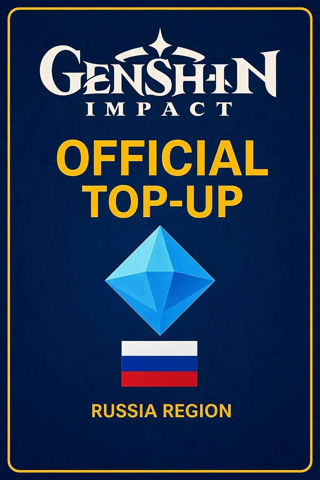 Genshin Impact Genesis Crystals Top-Up (Russia)