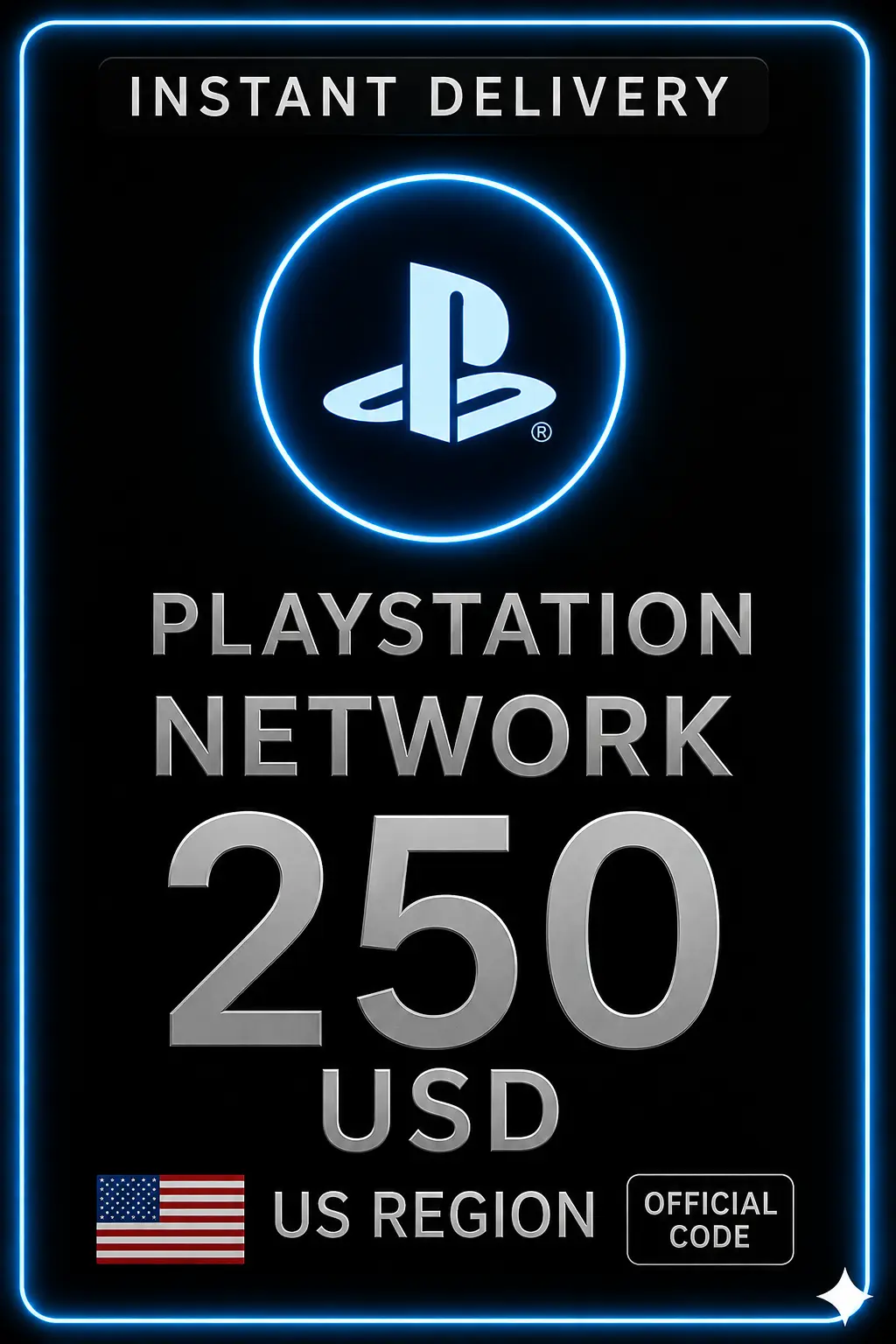 Playstation PSN Card 250$