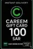 Careem Gift Card - 100 SAR (KSA)