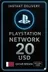Carte PSN 20 USD Qatar