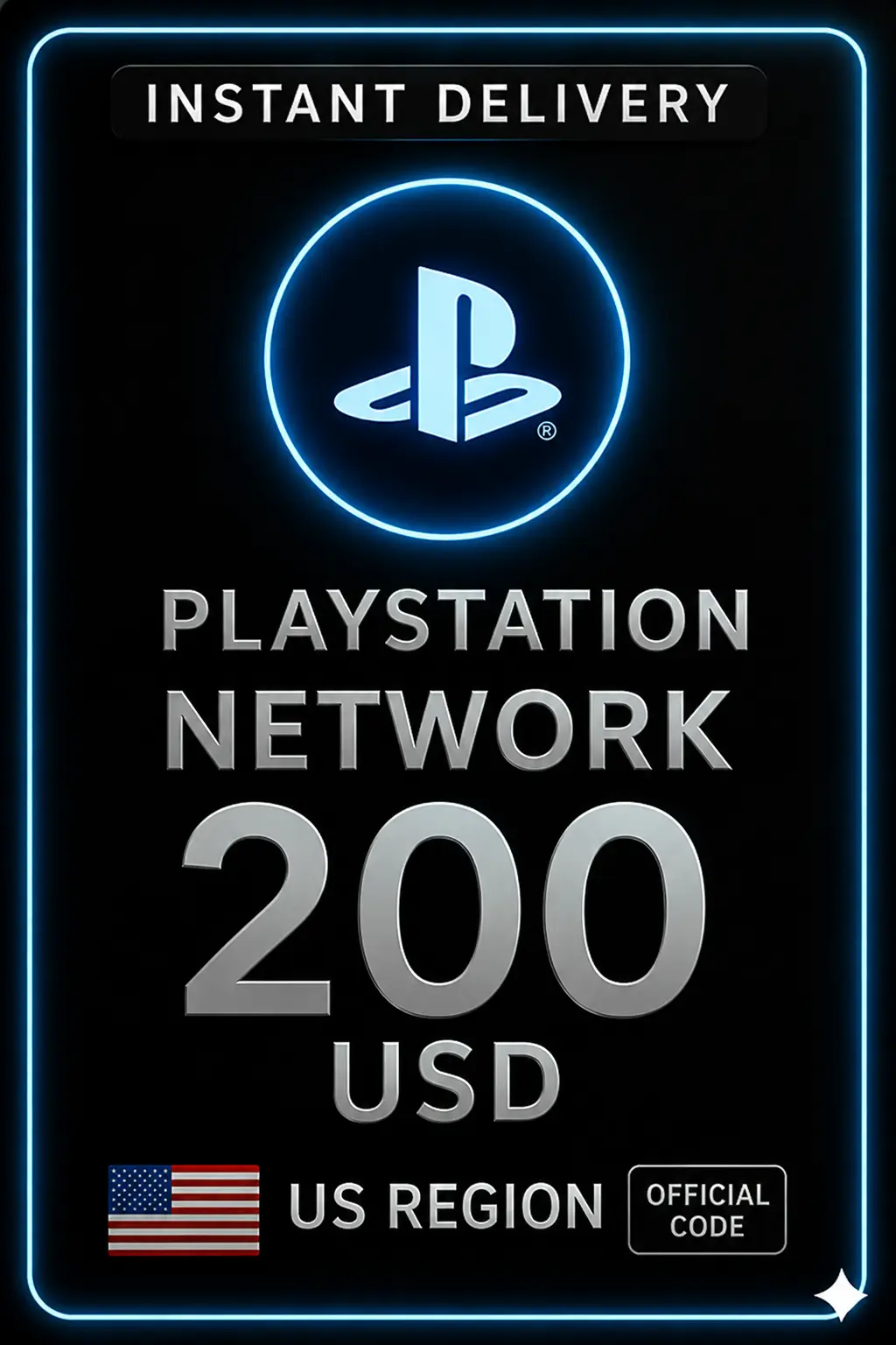 Playstation PSN Card 200$