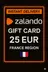 Zalando Gift Card - 25 EUR (FR)