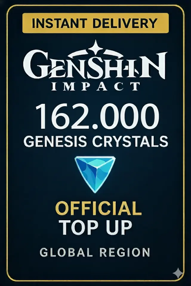 Genshin Impact 162.000 Cristales de Génesis Recarga