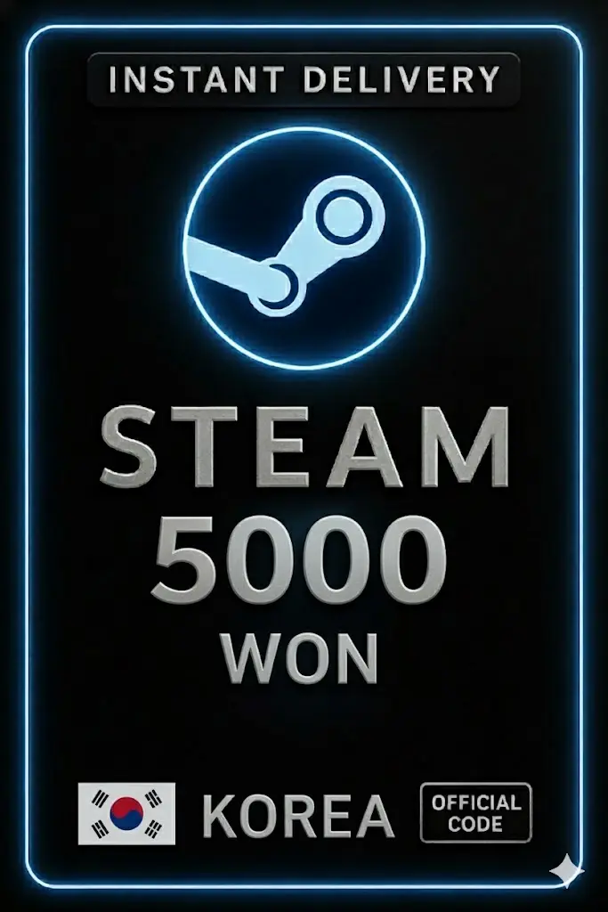 โค้ดกระเป๋าสตางค์ Steam เกาหลี 5000 วอน โค้ดกระเป๋าสตางค์ Steam เกาหลี 5000 วอน