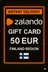 Thẻ quà tặng Zalando - 50 EUR (FI)
