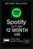 Suscripción de 12 meses a Spotify UAE