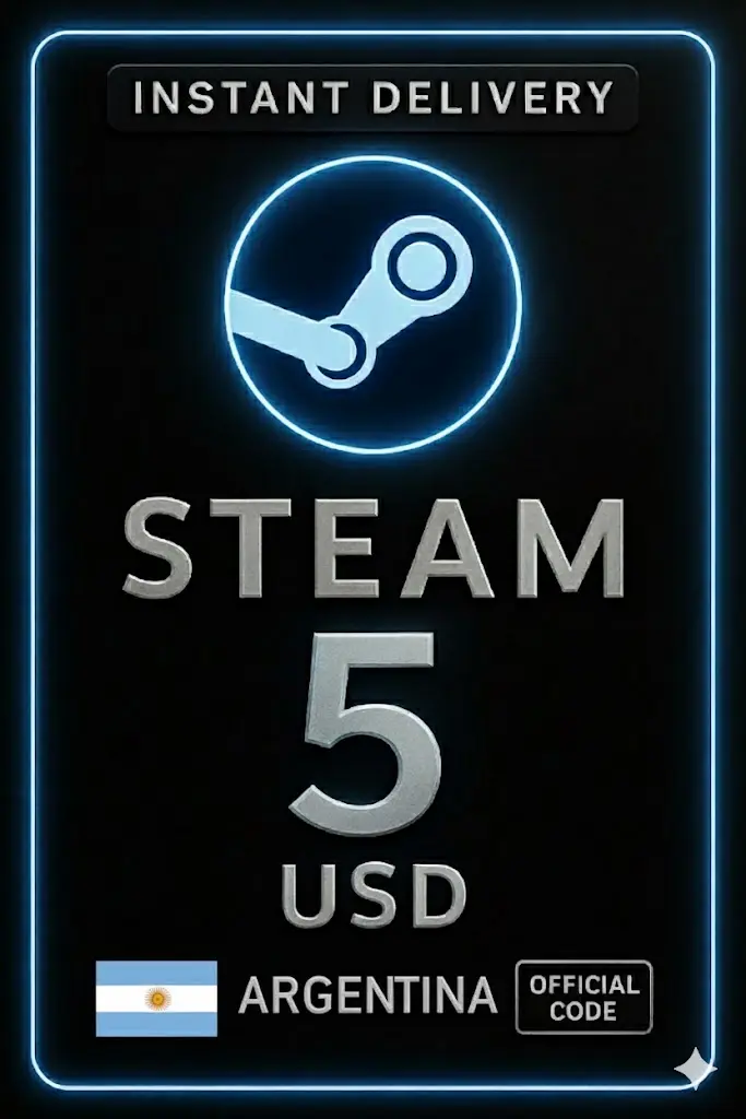 Steam Wallet Code - 5 USD (Argentina) Steam Wallet Code - 5 USD (Argentina)
