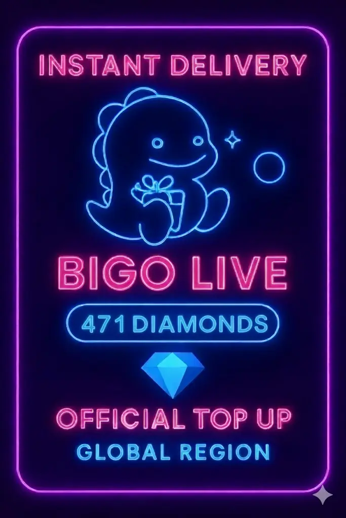 Bigo Live - 471 Diamonds (Top-Up) Bigo Live - 471 Diamonds (Top-Up)