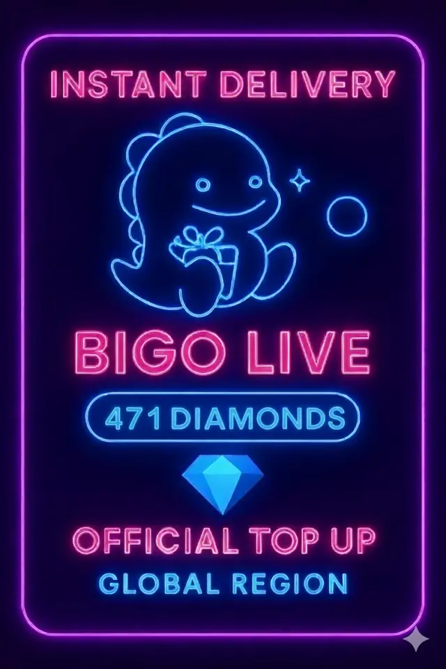 Bigo Live - 471 Diamanten (Aufladung)