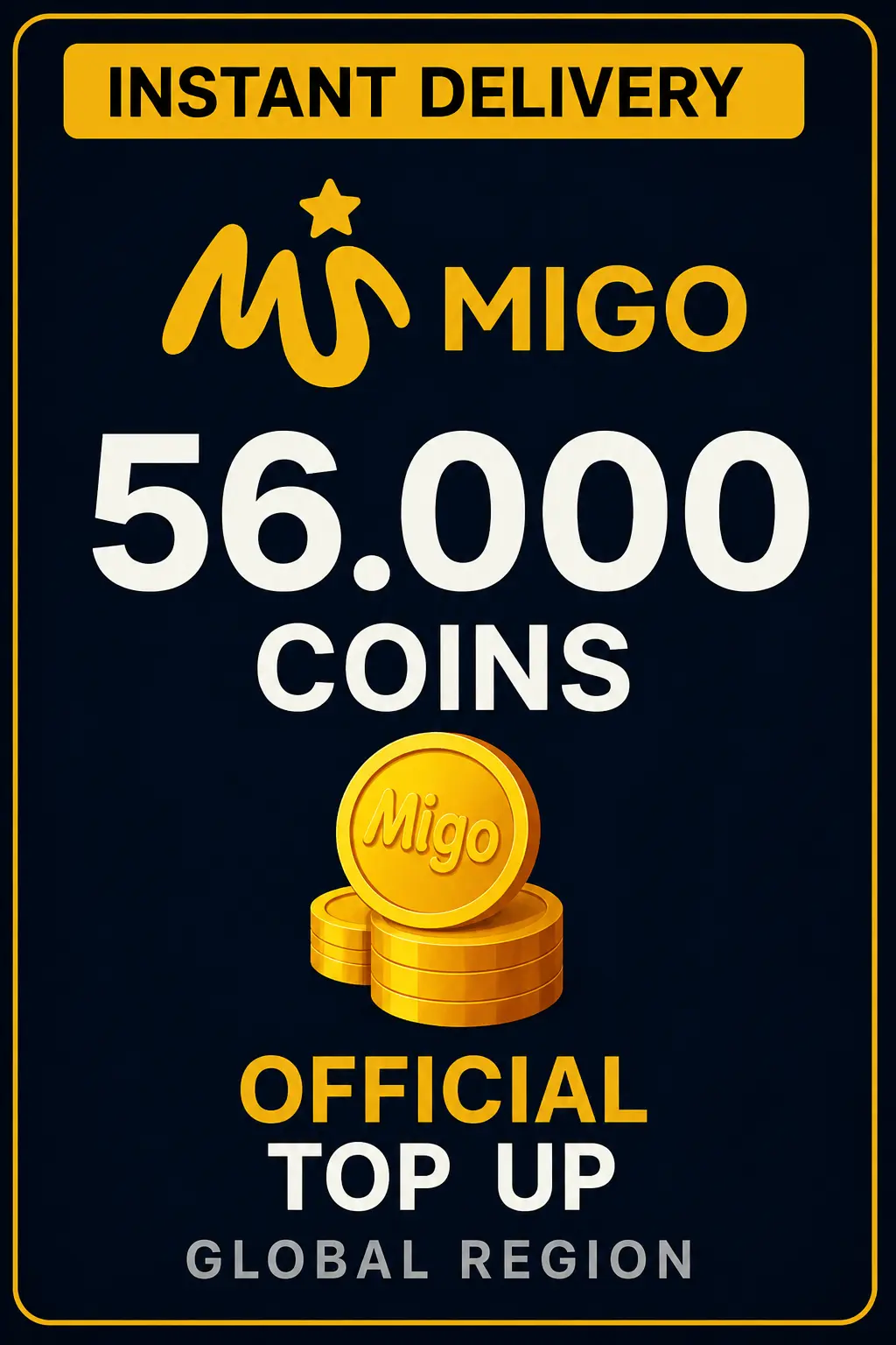 Migo Live 56.000 Coins (Top-Up)