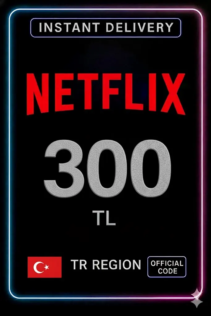 Netflix Hediye Kartı 300 TL Netflix Hediye Kartı 300 TL