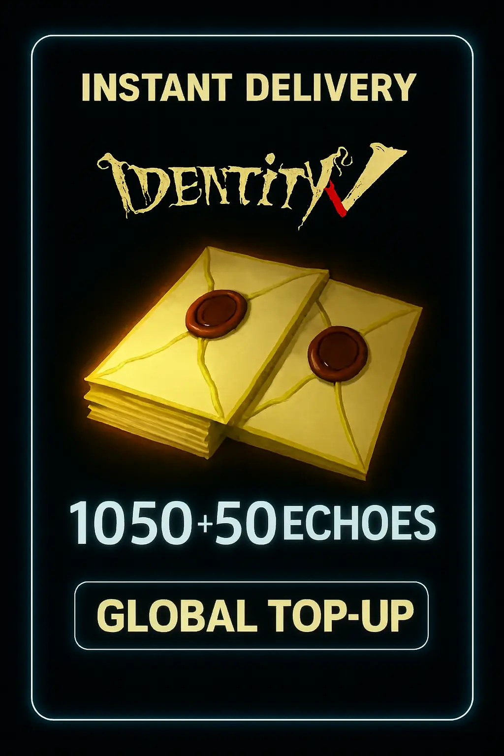 Identity V 1050 + 50 Extra Echoes Top-Up (Global)