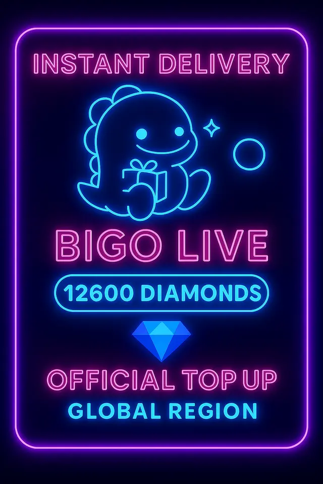 Bigo Live - 12600 Diamanten (Aufladung)
