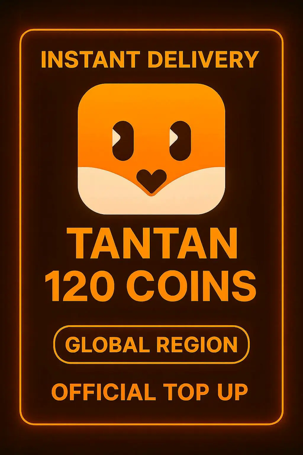 Tantan 120 Coins Top-Up (Global)