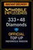 Mobile Legends 333 + 48 Diamantov Polnitev (Indonezija)