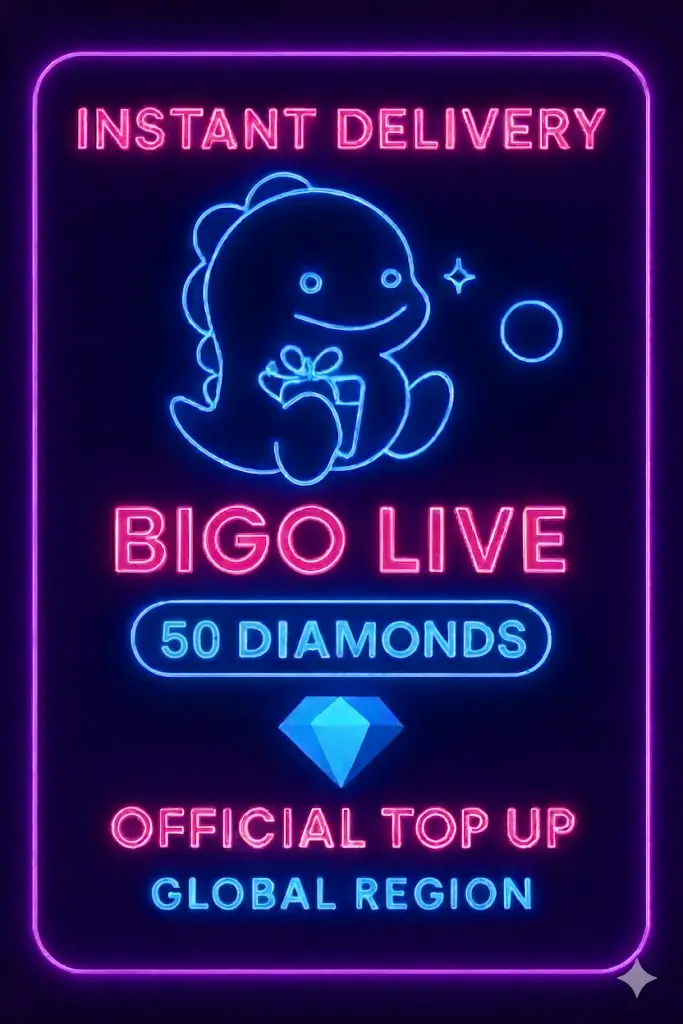 Bigo Live - 50 Diamonds (Top-Up) Bigo Live - 50 Diamonds (Top-Up)