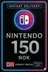 Nintendo eShop 150 NOK