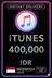 iTunes Подарочная Карта Индонезия - 400.000 IDR