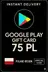 Google Play Geschenkkarte - Polen PL 75