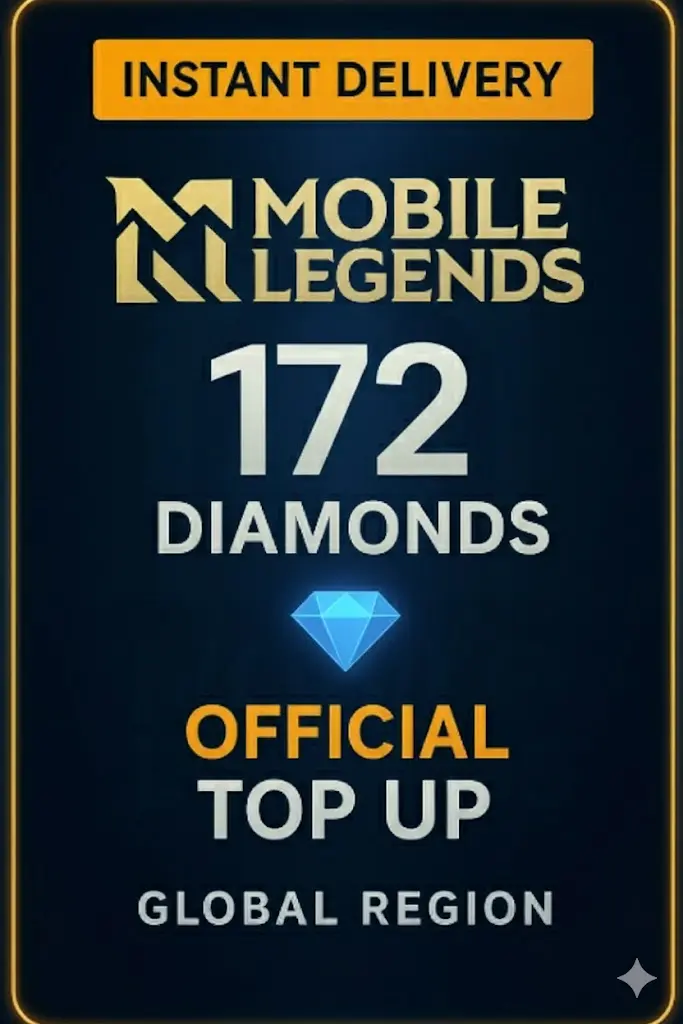 Mobile Legends - 172 Diamonds Top Up Mobile Legends - 172 Diamonds Top Up