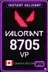Valorant-poäng - 8705 VP (Kanada)