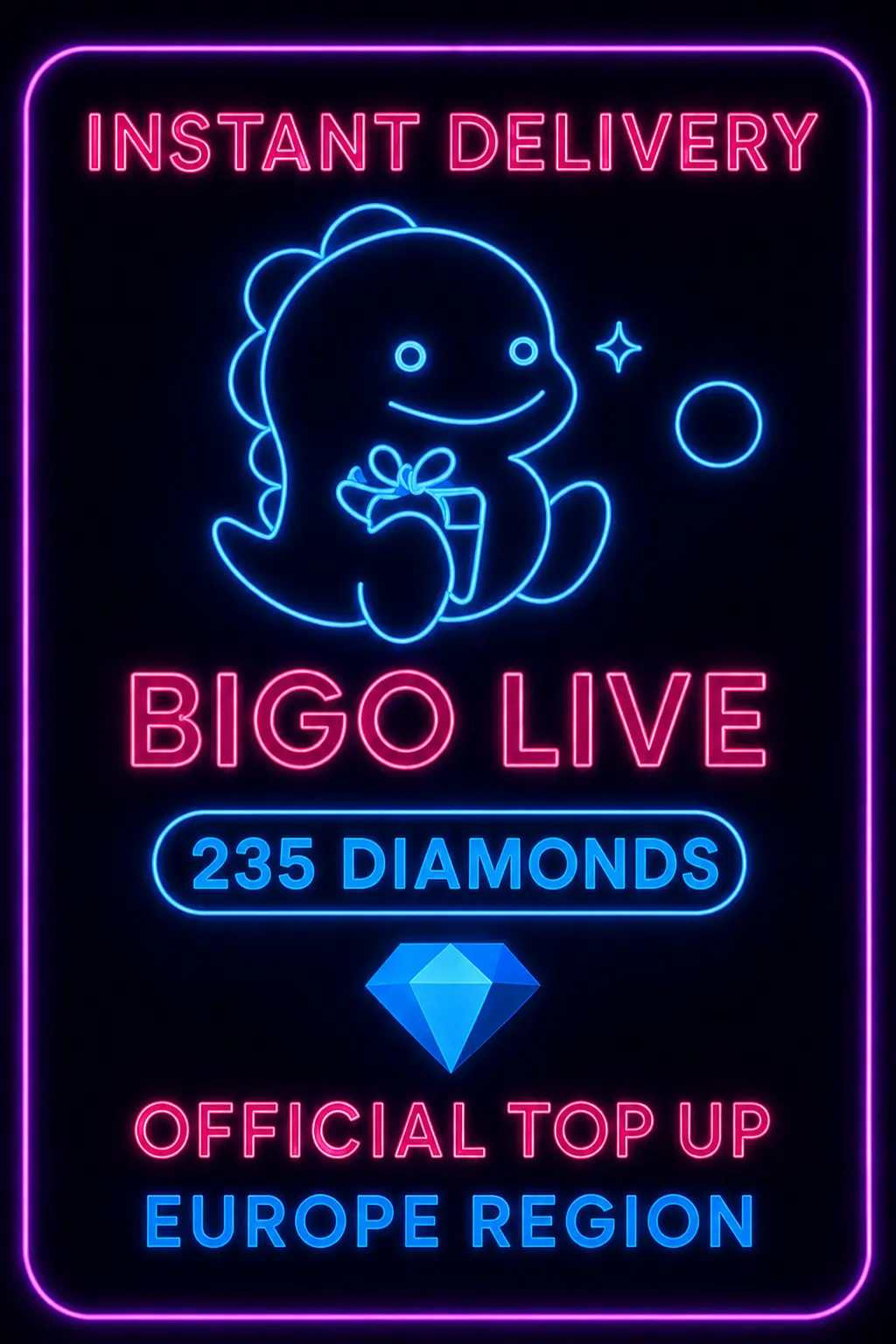 Bigo Live - 235 Diamonds (Top-Up) (EU)