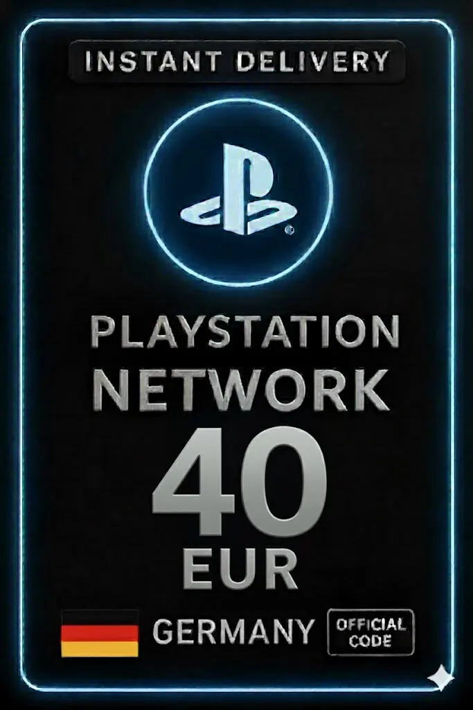 קארד PSN של פלייסטיישן 40 יורו גרמניה קארד PSN של פלייסטיישן 40 יורו גרמניה