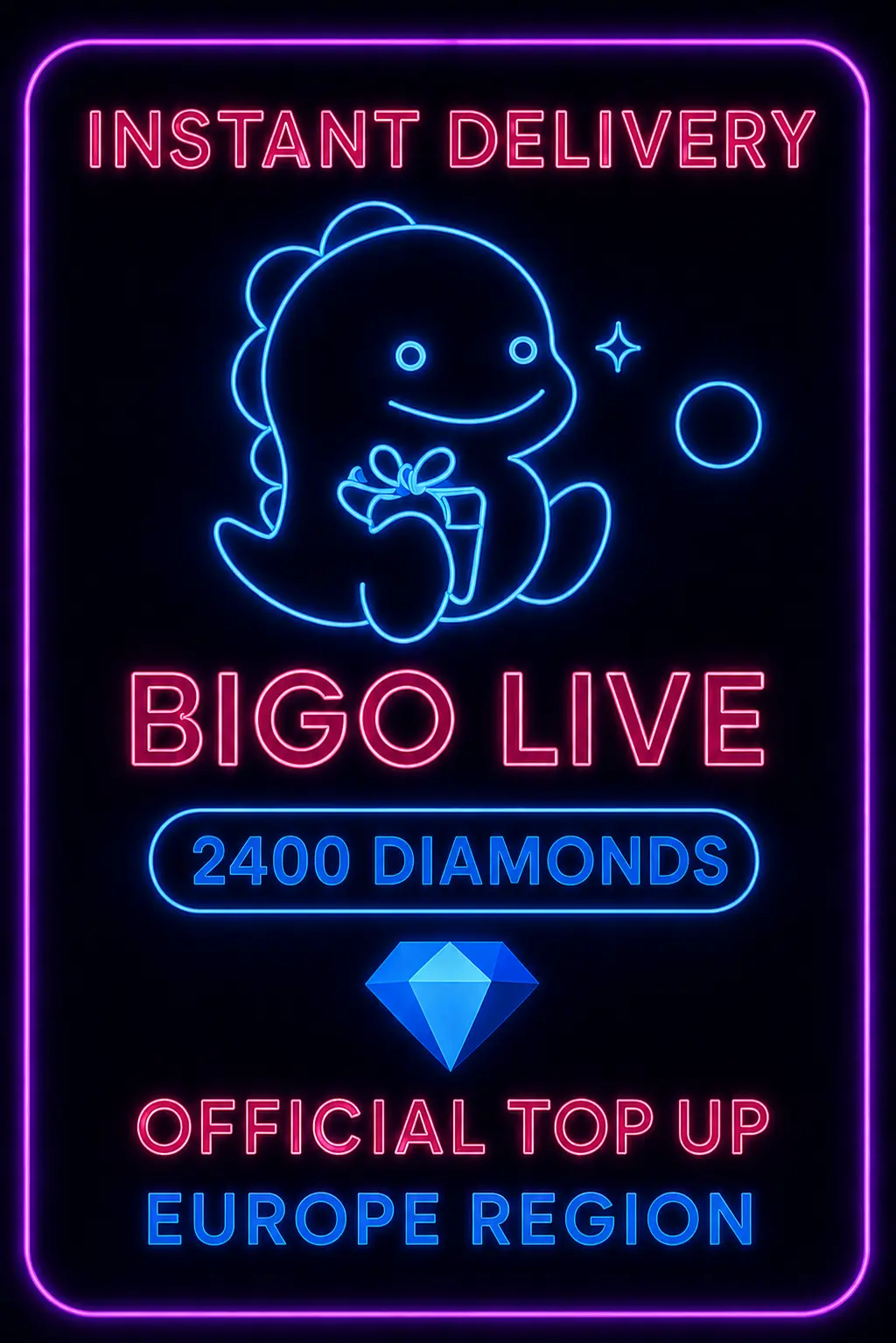 Bigo Live - 2400 Diamonds (Top-Up) (EU)