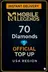 Mobile Legends - 70 Diamonds Top-Up (USA)