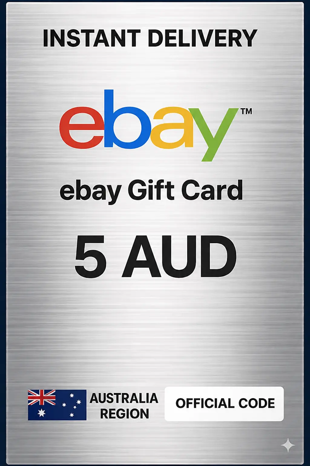 eBay Gift Card 5 AUD
