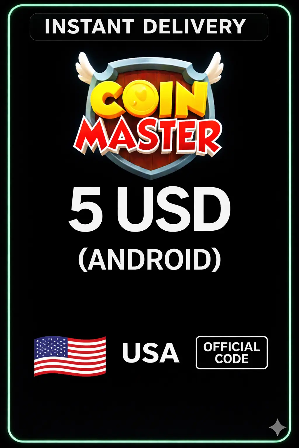 Coin Master (Android) - 5 $ US