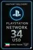 بطاقة PSN الكويت - 34$ (KW)