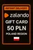 Zalando Geschenkkarte - 50 PLN (PL)