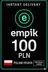 Empik 100 PLN