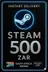 Steam Wallet 500 ZAR - (Afrika Selatan)