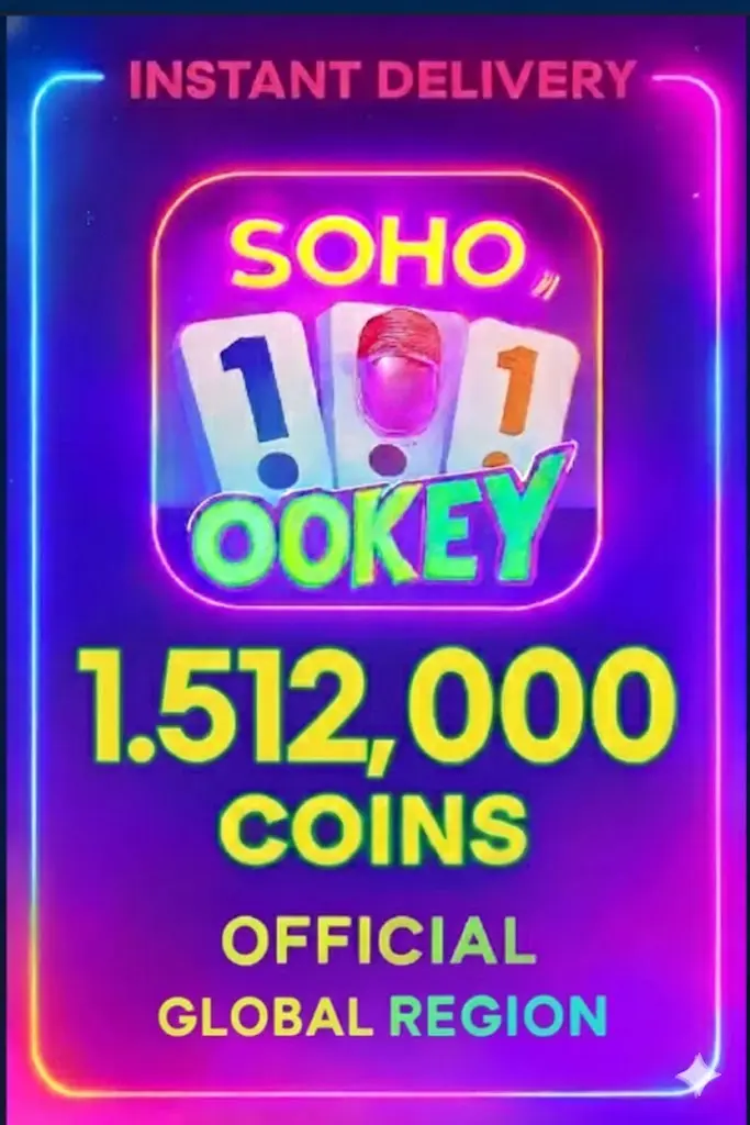 Soho 101 Okey - 1512000 Gold Coin