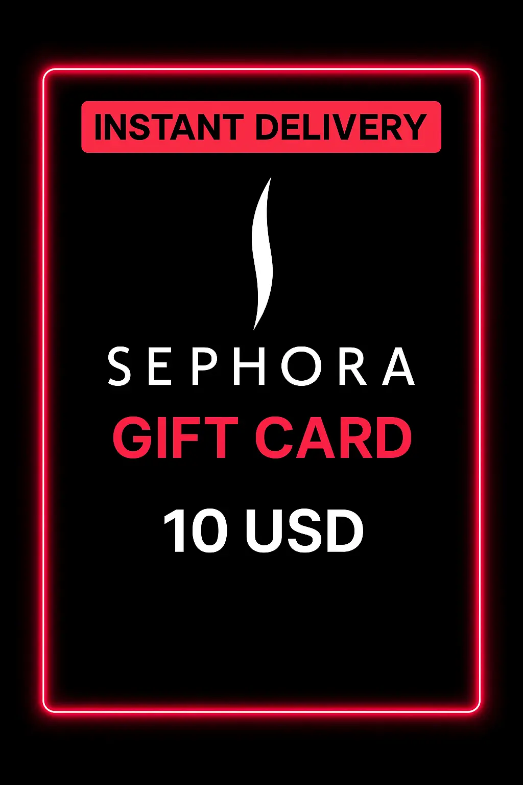 Sephora 10 USD