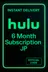 Hulu 6 Month Subscription JP