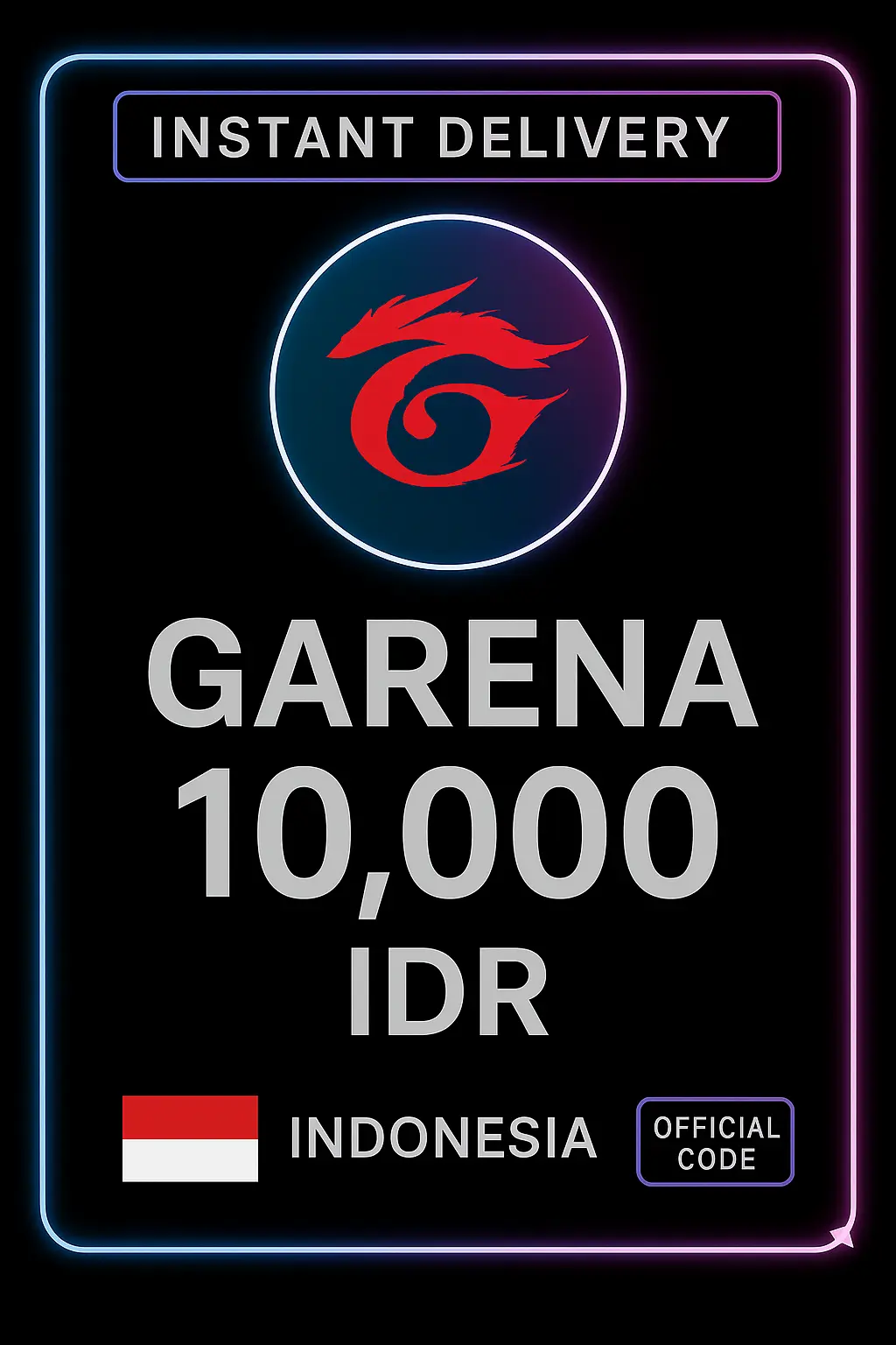 购买 Garena Shells RP 10.000 (ID)