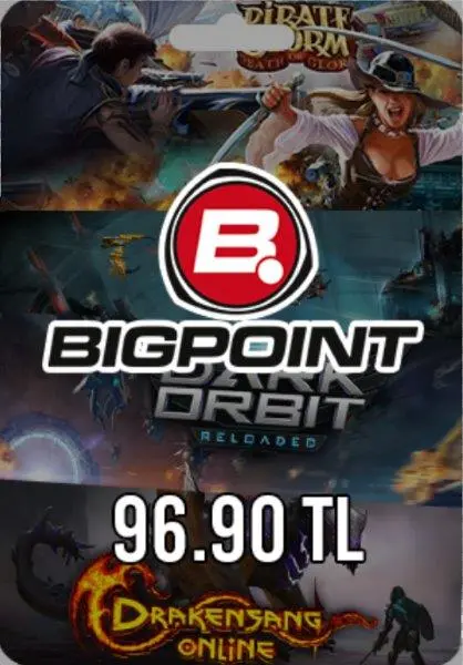 Bigpoint 96,90 TL Gutschein Bigpoint 96,90 TL Gutschein