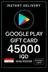 Google Play Gift Card - Iraq 45000 IQD