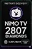 Nimo TV 2807 Diamants (Recharge)